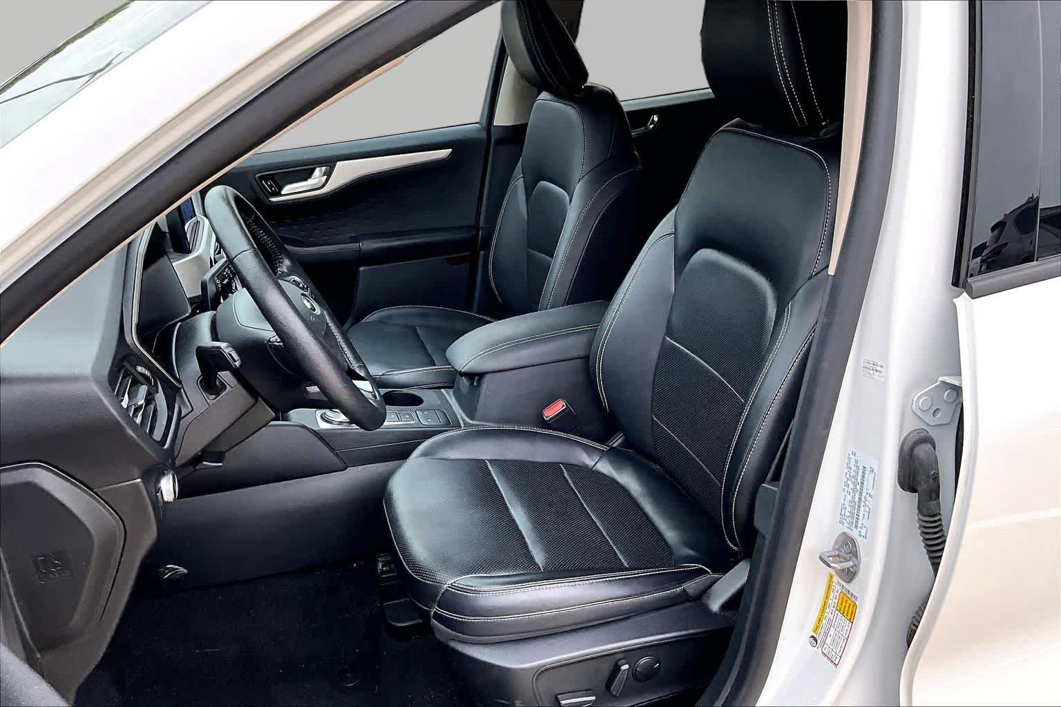 2020 Ford Escape SEL Star White Metallic Tri-Coat at Texan GMC Buick