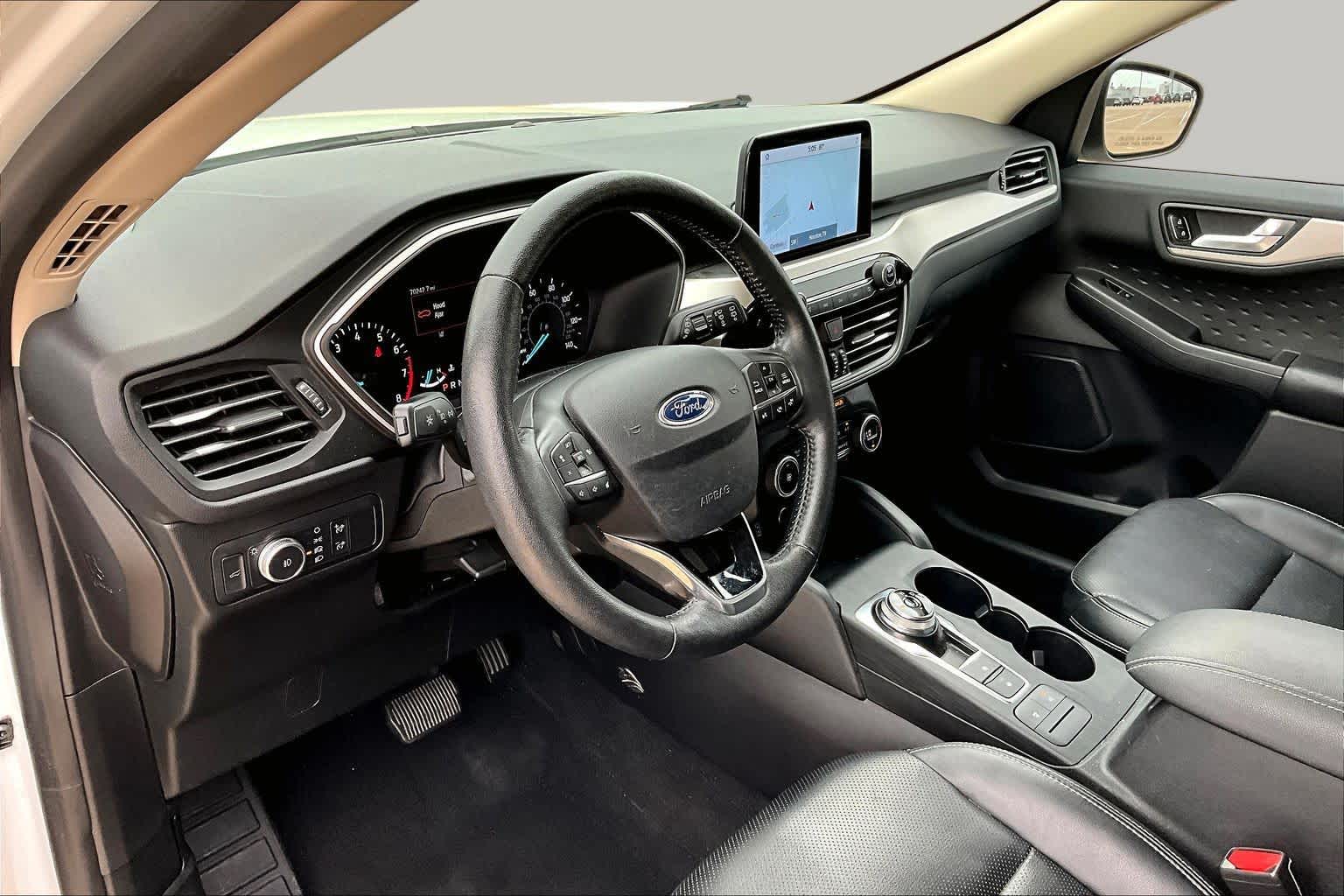2020 Ford Escape SEL Star White Metallic Tri-Coat at Texan GMC Buick
