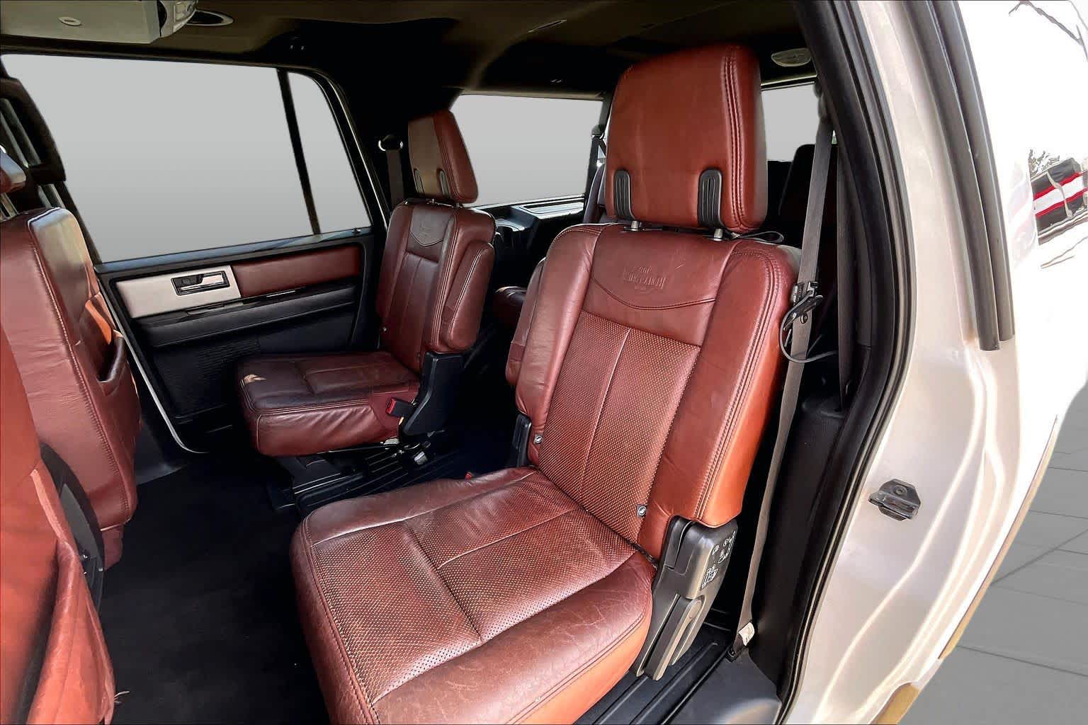2013 Ford Expedition EL King Ranch White Platinum Metallic Tri-Coat at Sterling McCall Nissan