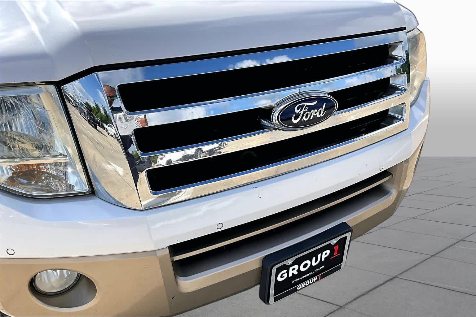 2013 Ford Expedition EL King Ranch White Platinum Metallic Tri-Coat at Sterling McCall Nissan
