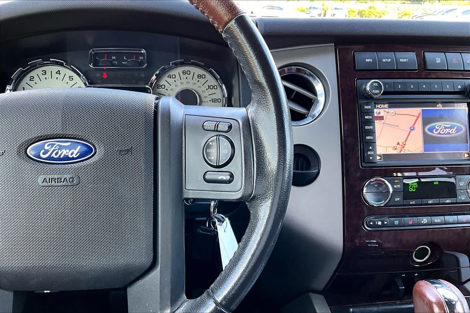 2013 Ford Expedition EL King Ranch White Platinum Metallic Tri-Coat at Sterling McCall Nissan