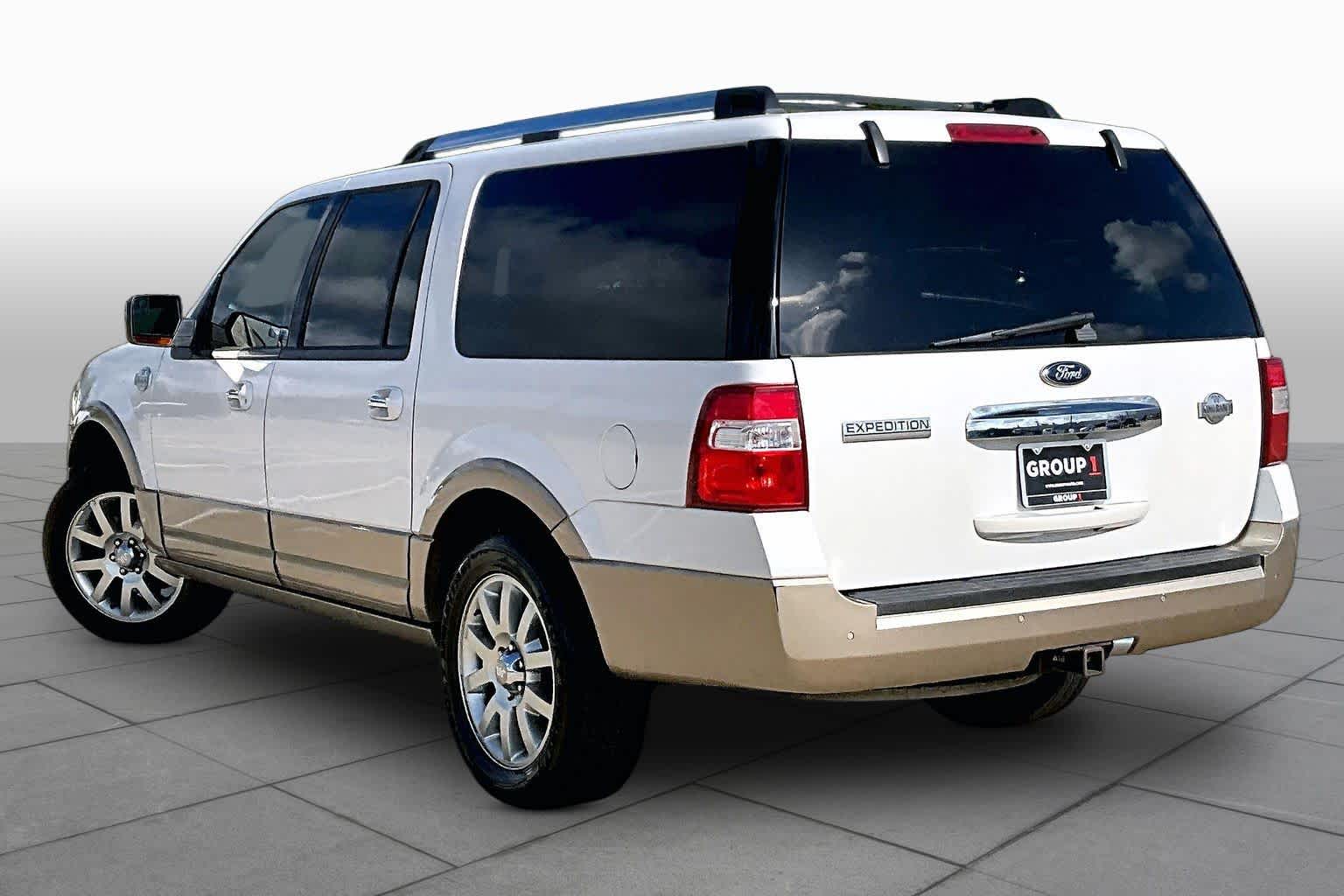 2013 Ford Expedition EL King Ranch White Platinum Metallic Tri-Coat at Sterling McCall Nissan