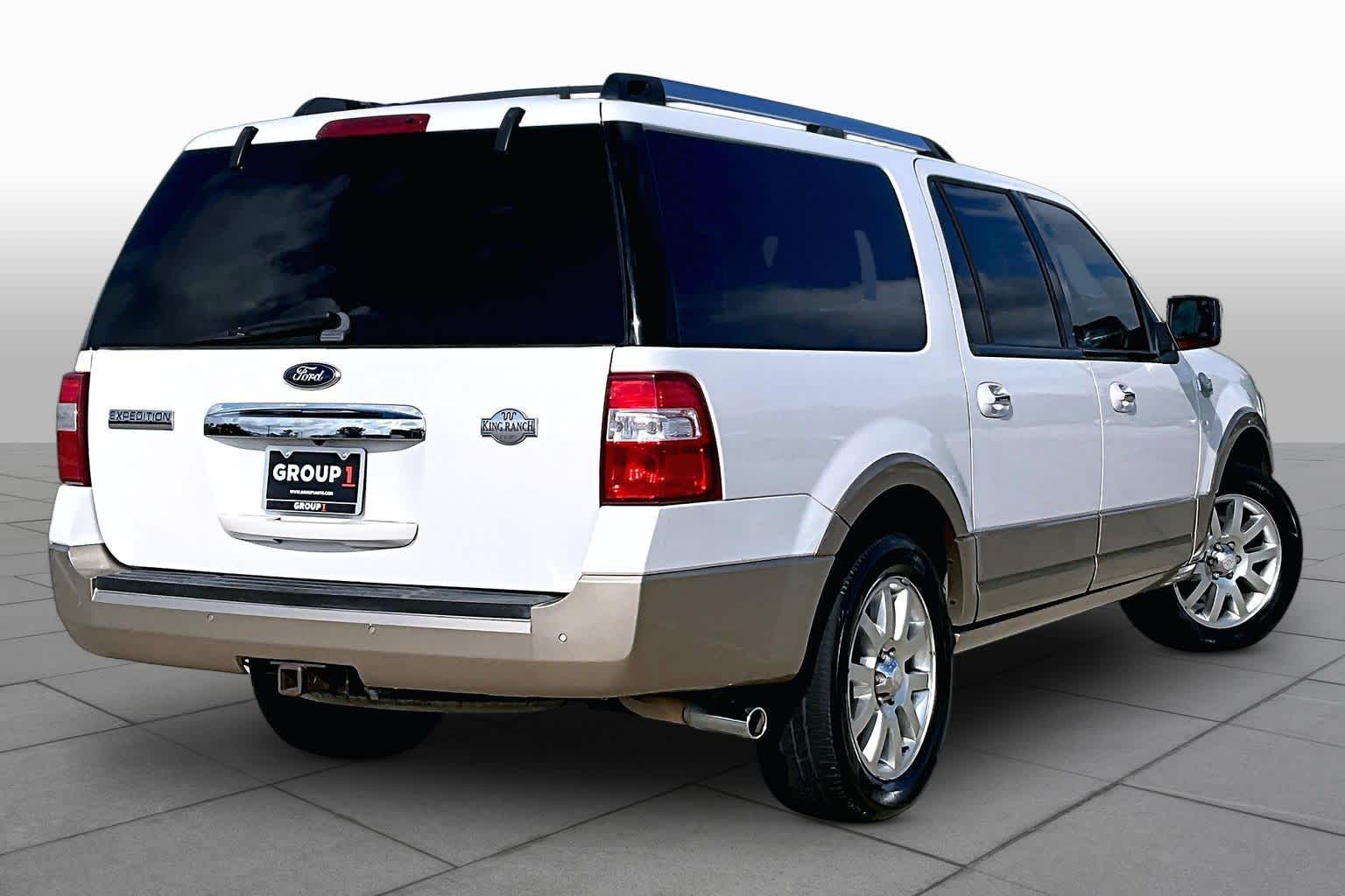 2013 Ford Expedition EL King Ranch White Platinum Metallic Tri-Coat at Sterling McCall Nissan