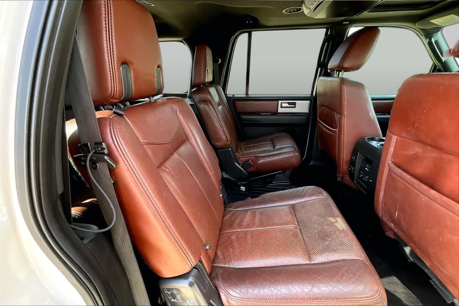 2013 Ford Expedition EL King Ranch White Platinum Metallic Tri-Coat at Sterling McCall Nissan