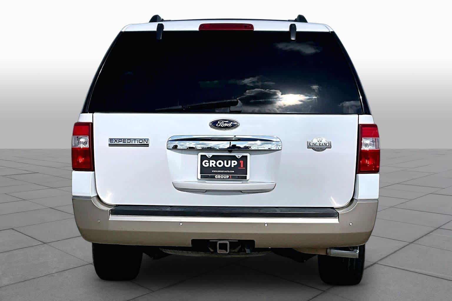 2013 Ford Expedition EL King Ranch White Platinum Metallic Tri-Coat at Sterling McCall Nissan