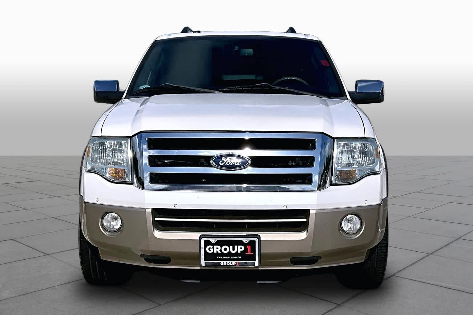2013 Ford Expedition EL King Ranch White Platinum Metallic Tri-Coat at Sterling McCall Nissan