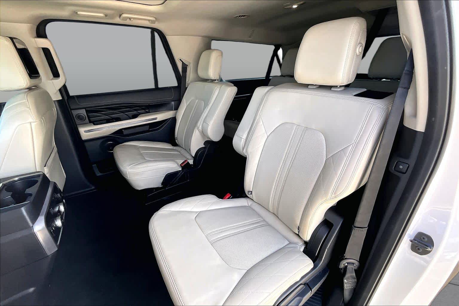 2019 Ford Expedition Max Platinum White Platinum Metallic Tri-Coat at Sterling McCall Nissan
