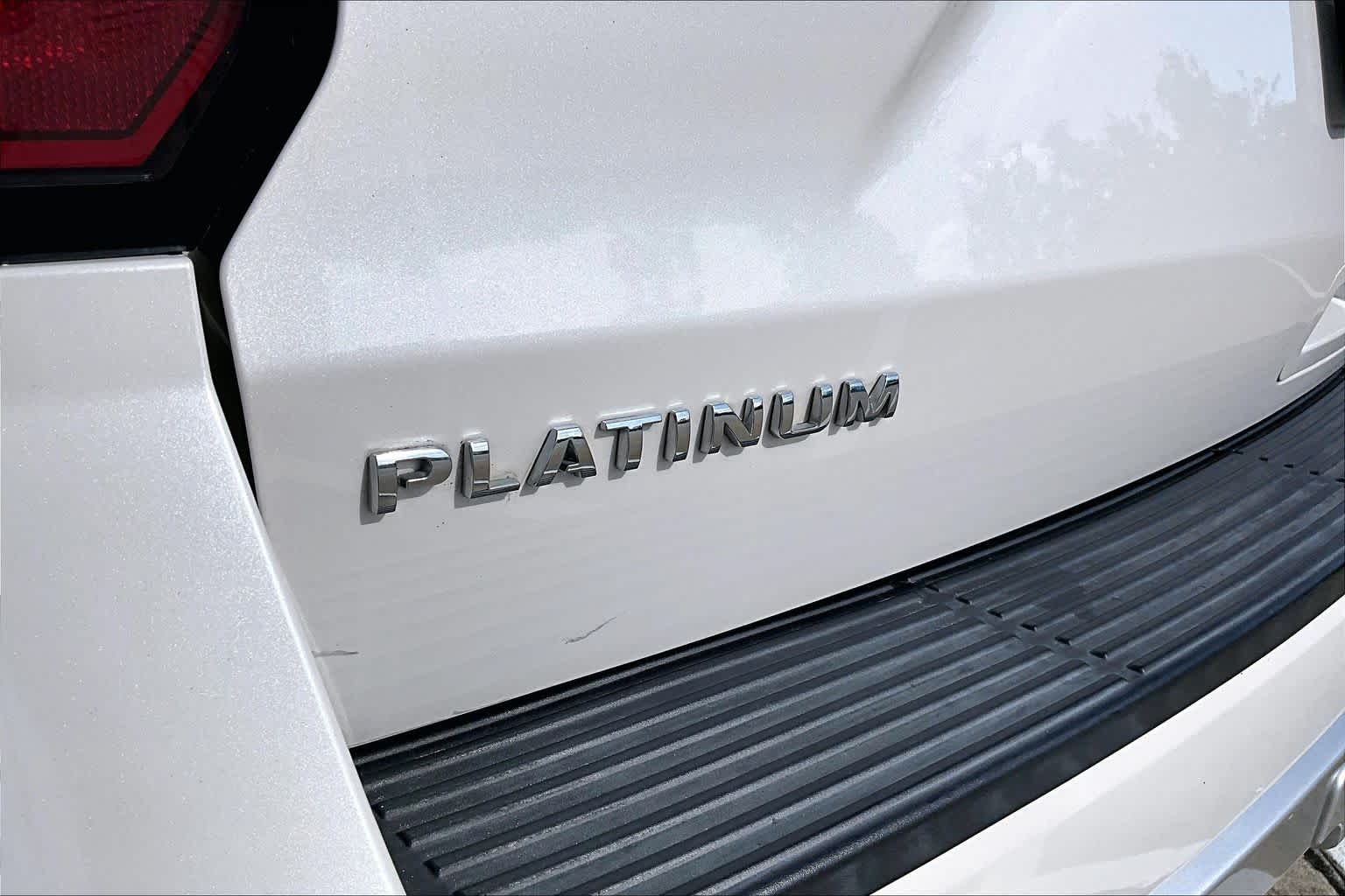 2019 Ford Expedition Max Platinum White Platinum Metallic Tri-Coat at Sterling McCall Nissan