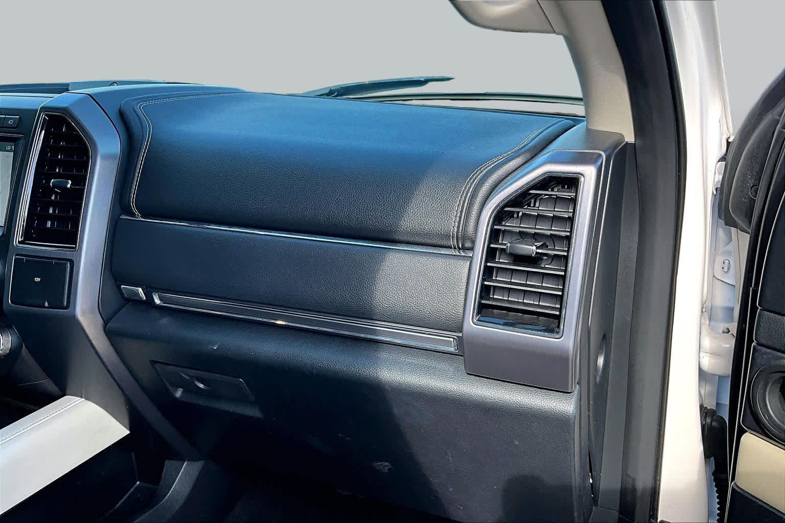 2019 Ford Expedition Max Platinum White Platinum Metallic Tri-Coat at Sterling McCall Nissan