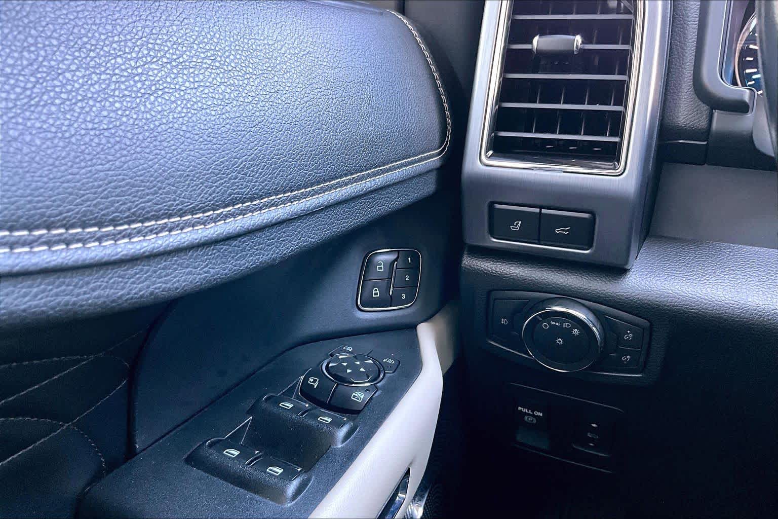 2019 Ford Expedition Max Platinum White Platinum Metallic Tri-Coat at Sterling McCall Nissan