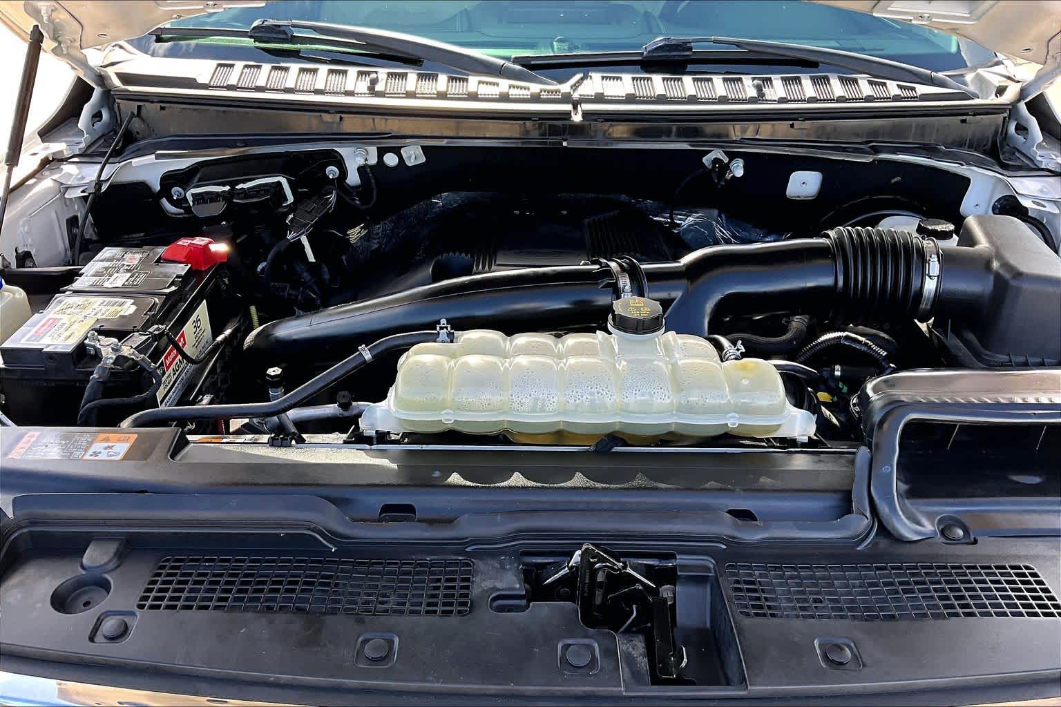 2019 Ford Expedition Max Platinum White Platinum Metallic Tri-Coat at Sterling McCall Nissan