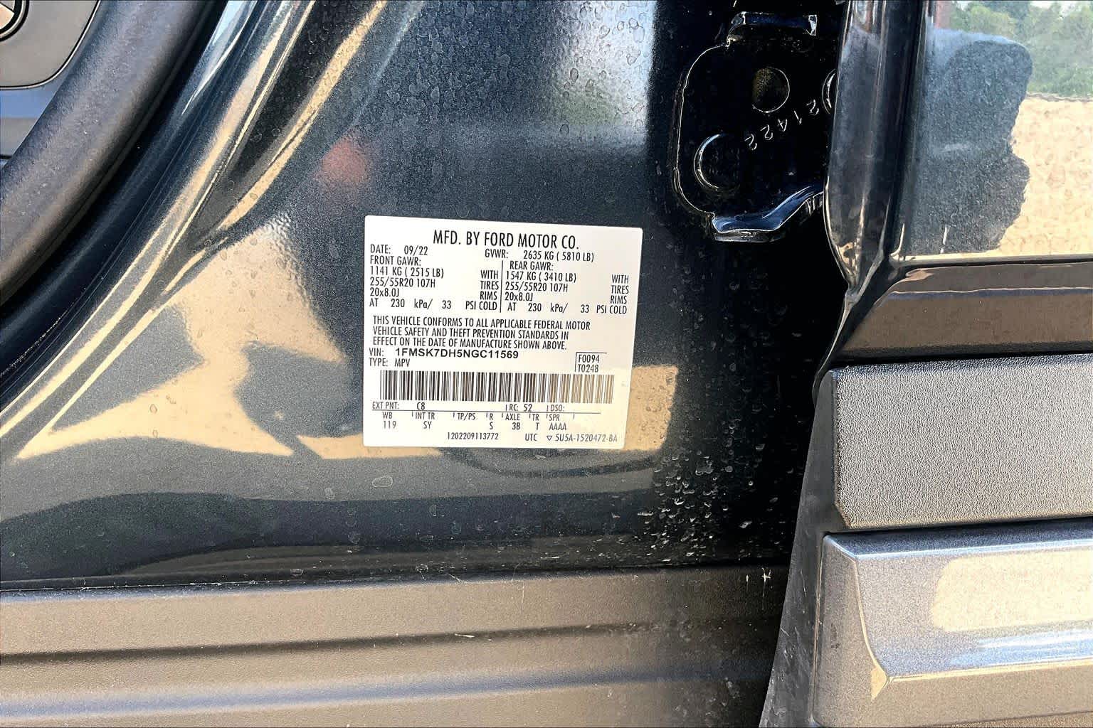 2022 Ford Explorer XLT Stone Blue Metallic at Helfman Ford