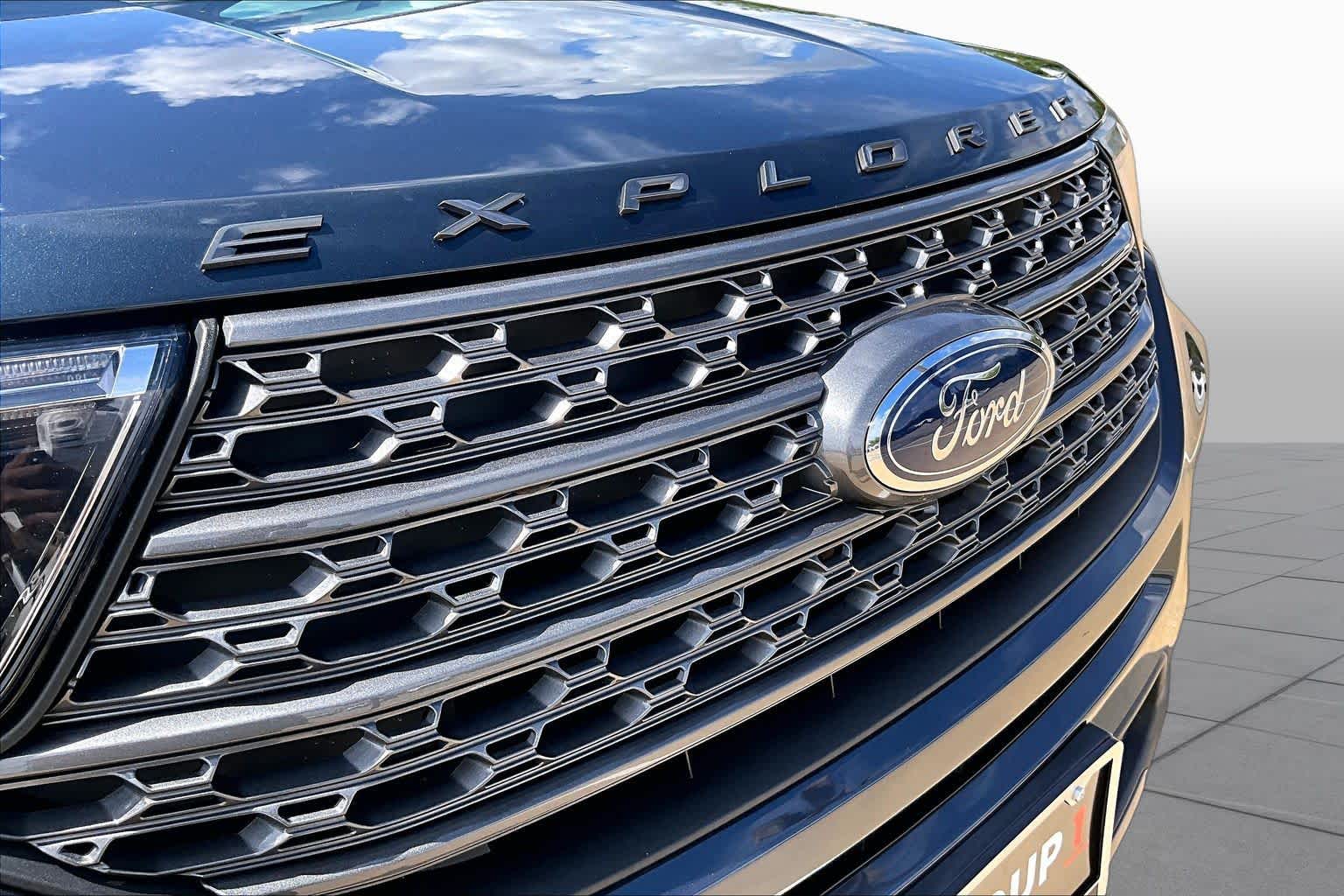 2022 Ford Explorer XLT Stone Blue Metallic at Helfman Ford