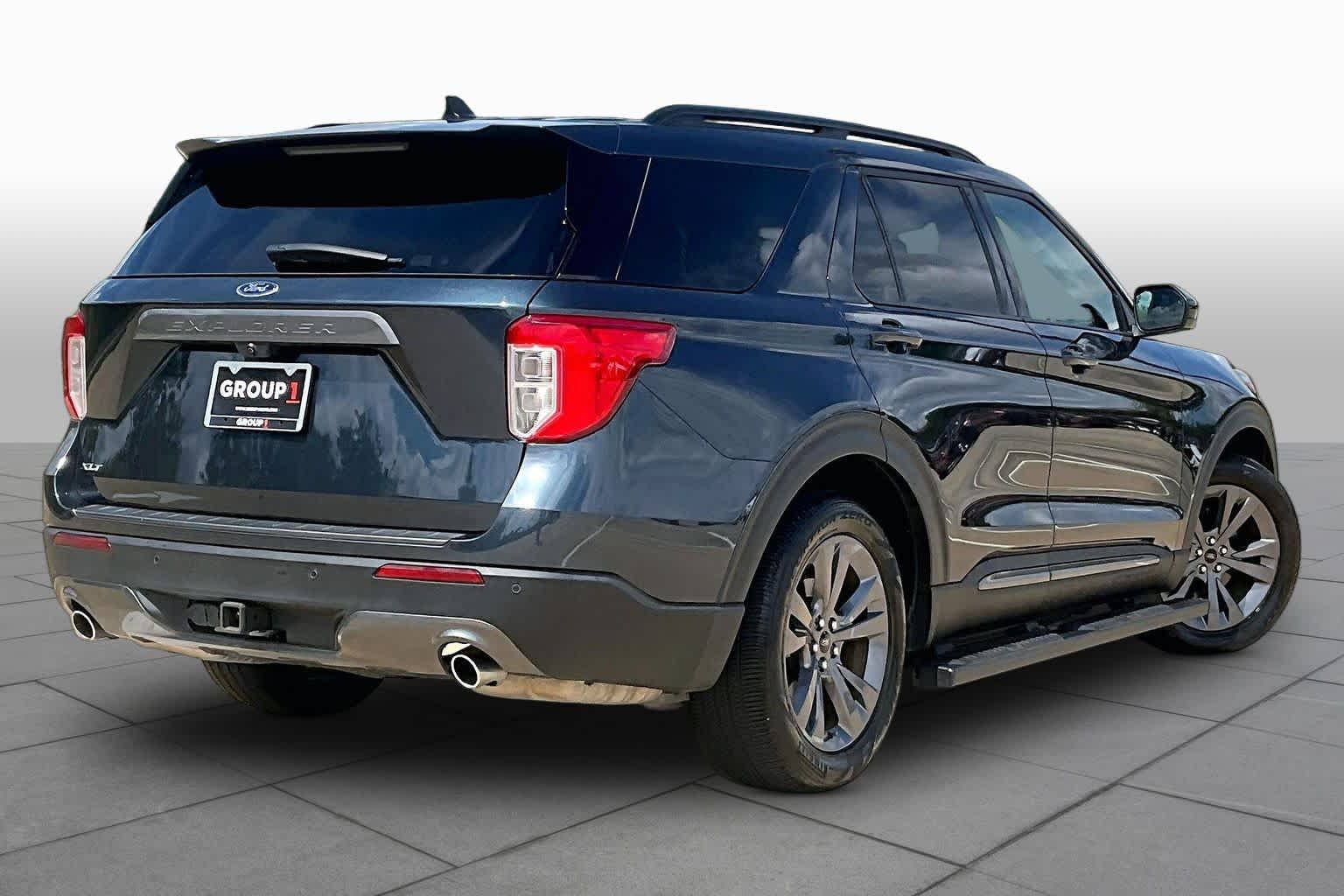 2022 Ford Explorer XLT Stone Blue Metallic at Helfman Ford