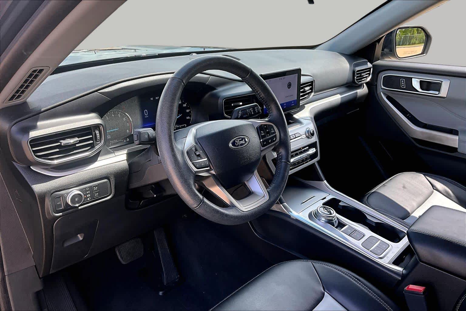 2022 Ford Explorer XLT Stone Blue Metallic at Helfman Ford