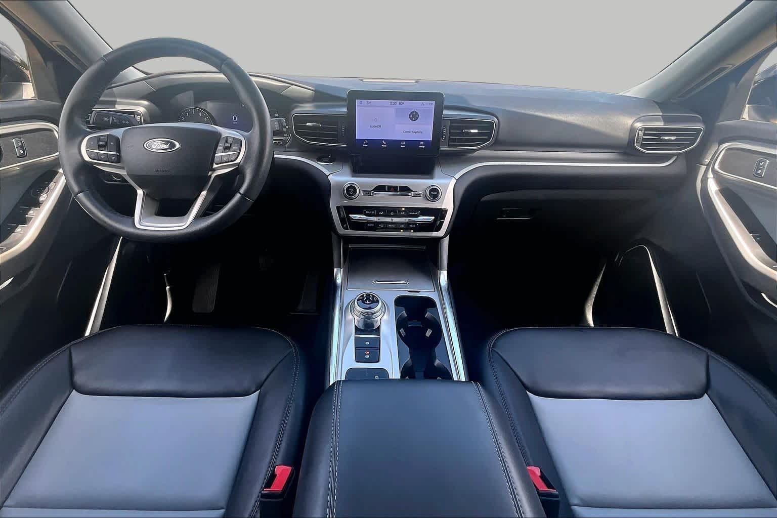 2022 Ford Explorer XLT Stone Blue Metallic at Helfman Ford