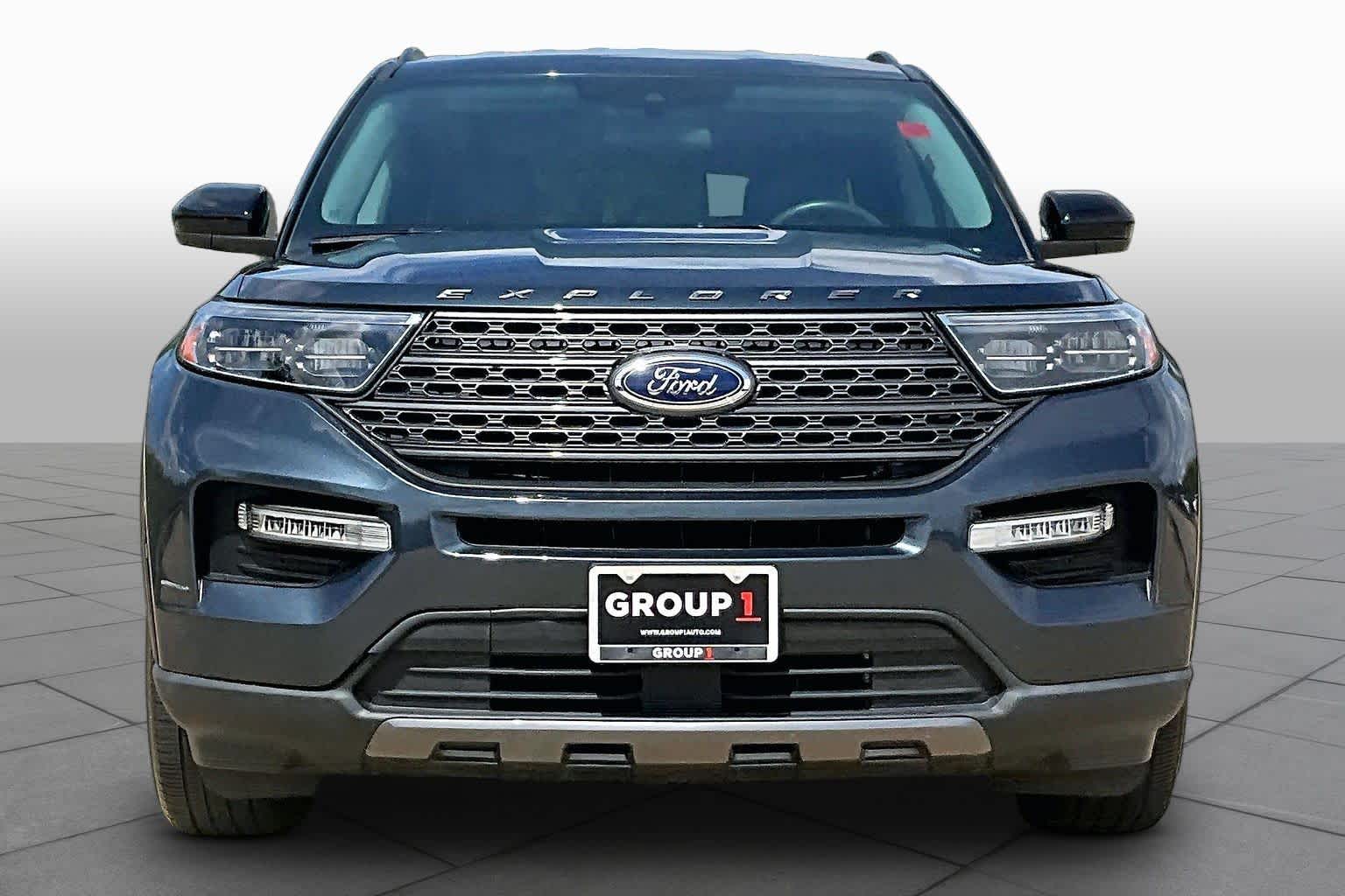 2022 Ford Explorer XLT Stone Blue Metallic at Helfman Ford