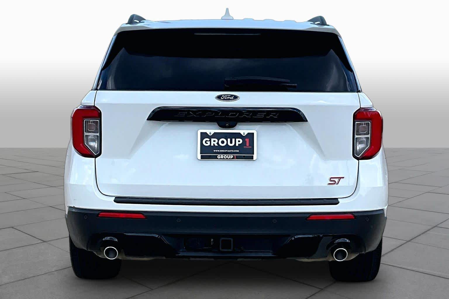 2023 Ford Explorer ST-Line Star White Metallic Tri-Coat at Lexus Southwest Houston