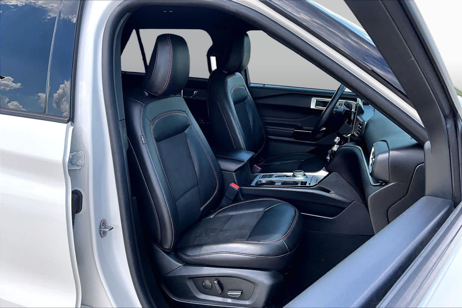 2023 Ford Explorer ST-Line Star White Metallic Tri-Coat at Lexus Southwest Houston