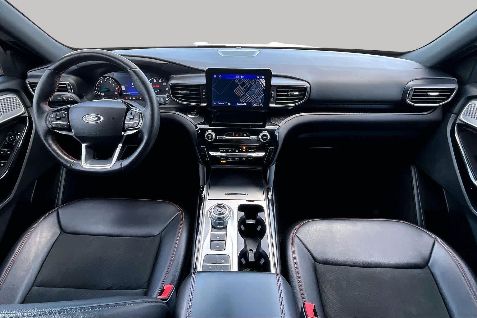 2023 Ford Explorer ST-Line Star White Metallic Tri-Coat at Lexus Southwest Houston