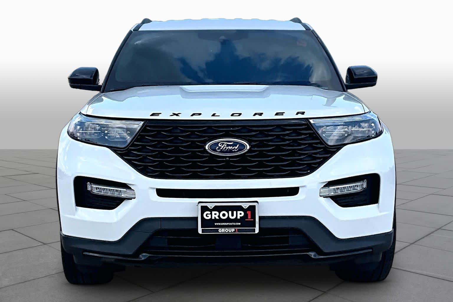 2023 Ford Explorer ST-Line Star White Metallic Tri-Coat at Lexus Southwest Houston