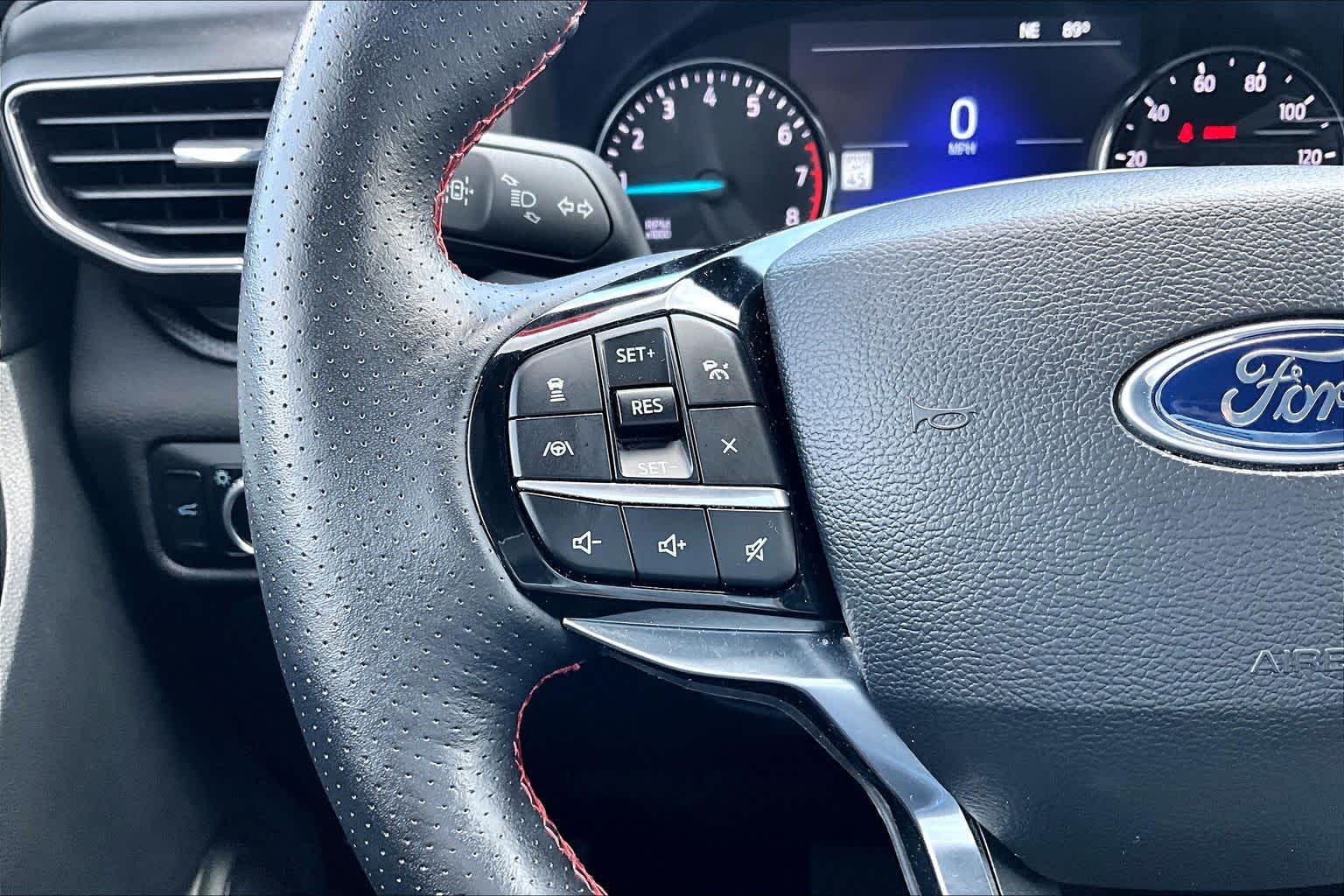 2023 Ford Explorer ST-Line Star White Metallic Tri-Coat at Lexus Southwest Houston