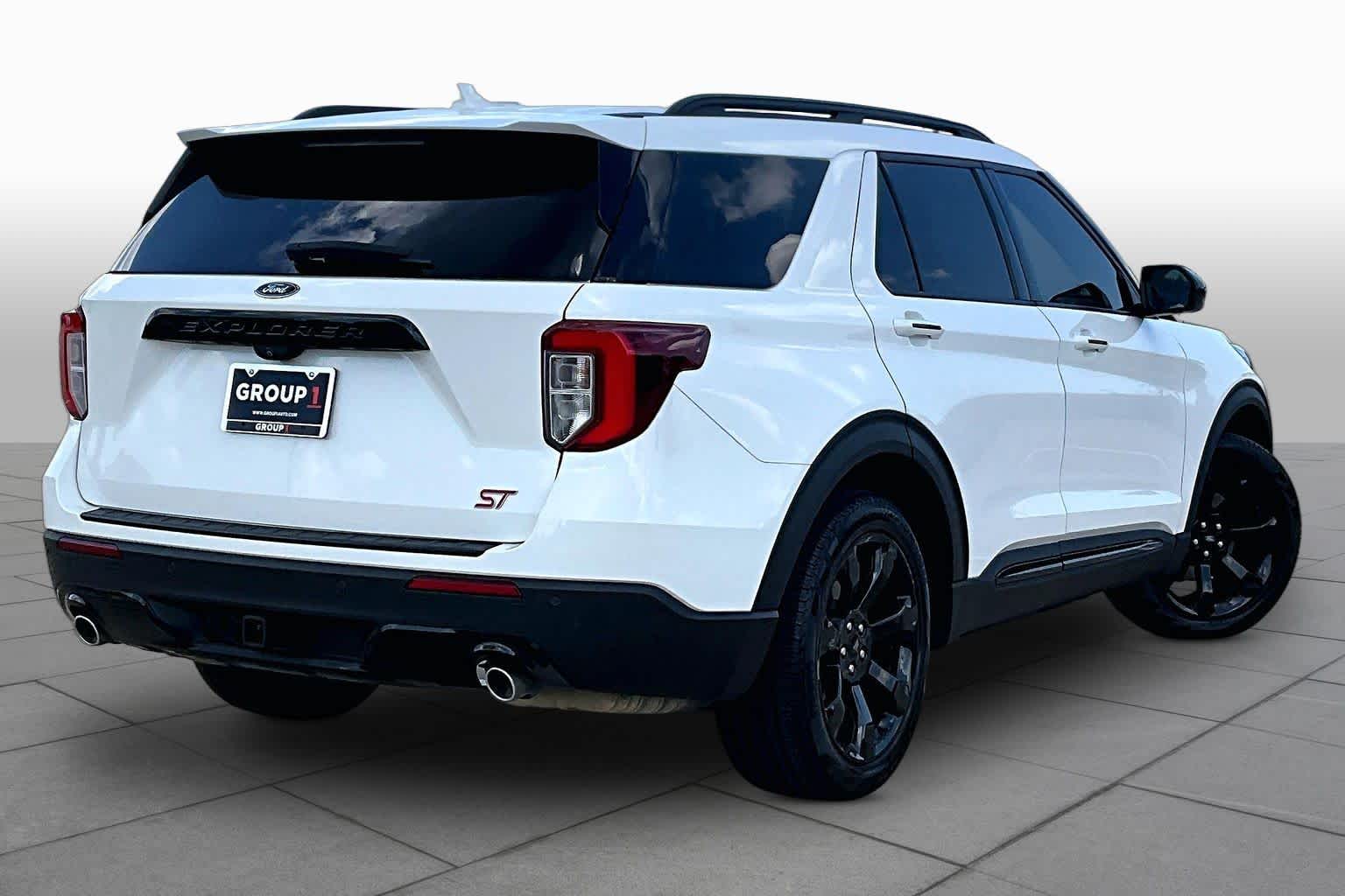 2023 Ford Explorer ST-Line Star White Metallic Tri-Coat at Lexus Southwest Houston