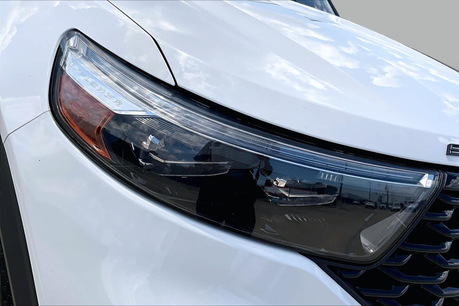2023 Ford Explorer ST-Line Star White Metallic Tri-Coat at Lexus Southwest Houston