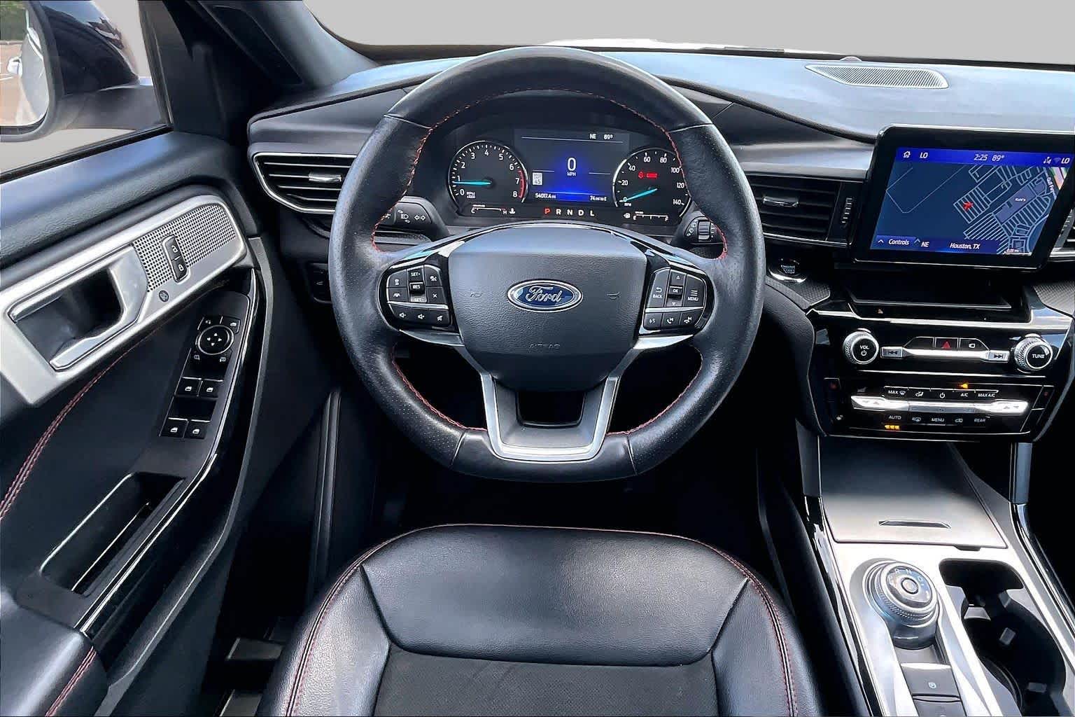 2023 Ford Explorer ST-Line Star White Metallic Tri-Coat at Lexus Southwest Houston