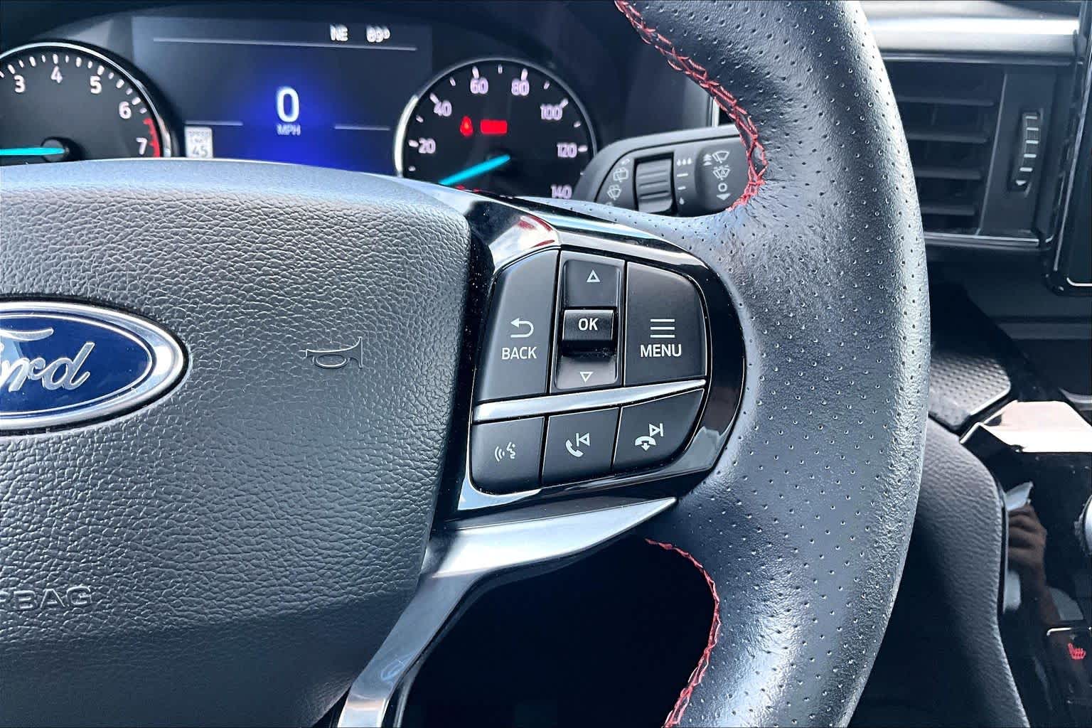 2023 Ford Explorer ST-Line Star White Metallic Tri-Coat at Lexus Southwest Houston