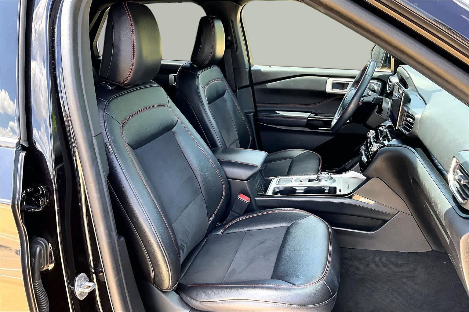 2022 Ford Explorer ST-Line Agate Black Metallic at Group 1 GMC Buick South