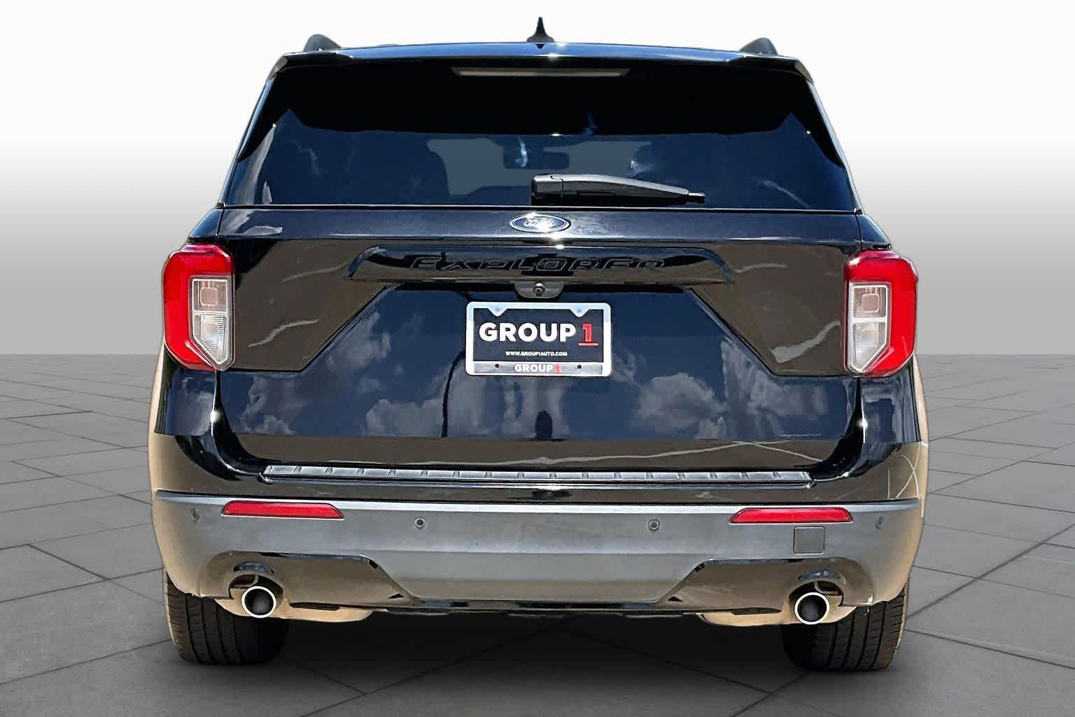 2022 Ford Explorer ST-Line Agate Black Metallic at Group 1 GMC Buick South