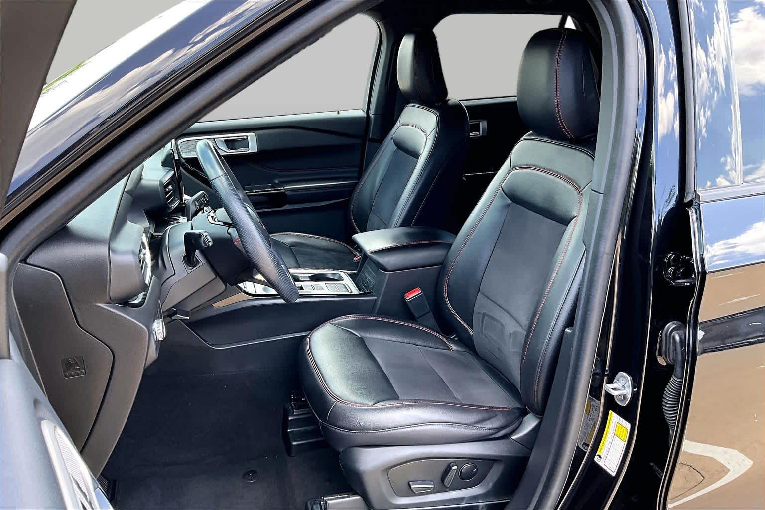 2022 Ford Explorer ST-Line Agate Black Metallic at Group 1 GMC Buick South