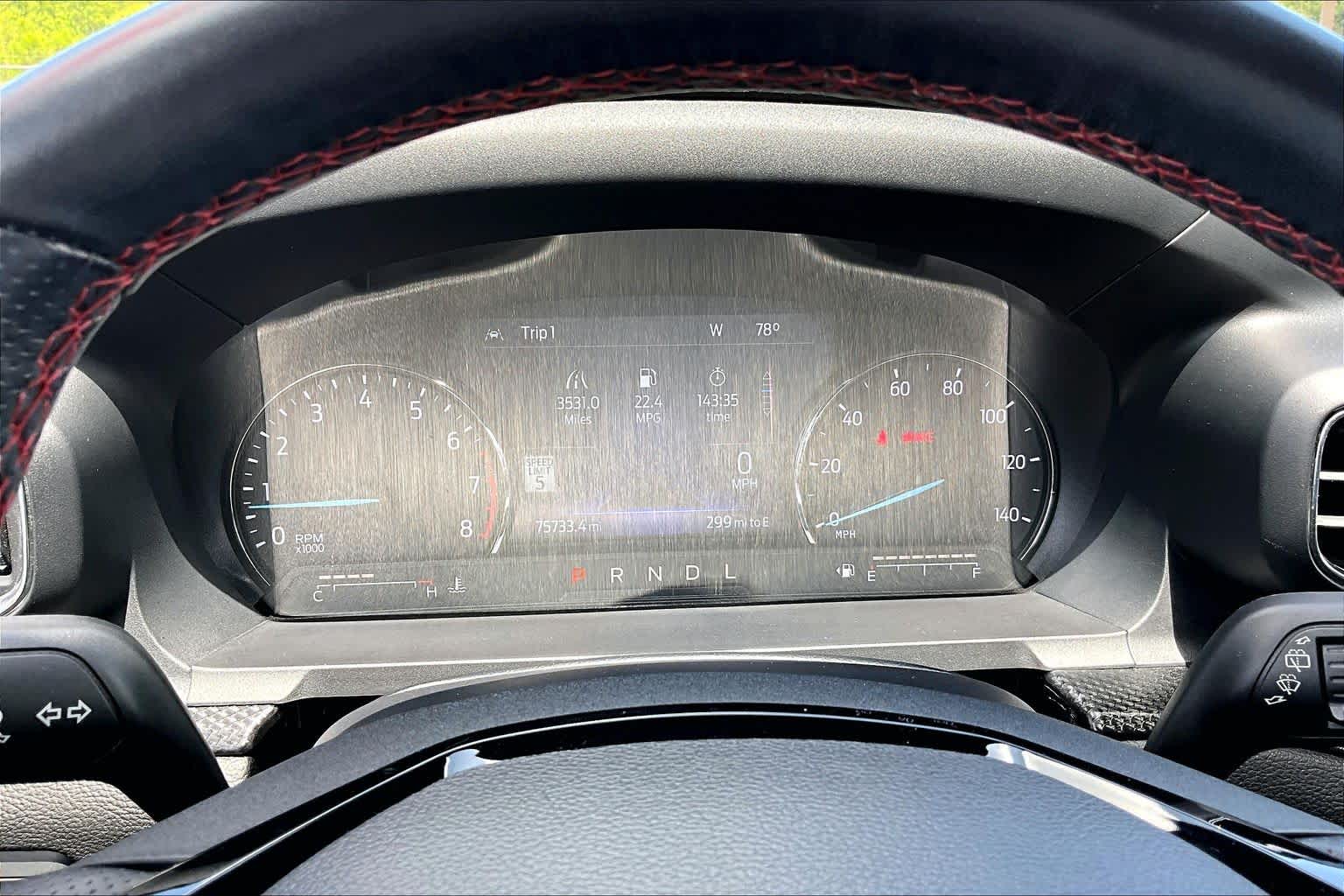 2022 Ford Explorer ST-Line Agate Black Metallic at Group 1 GMC Buick South