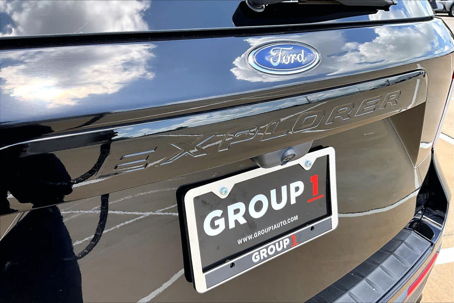 2022 Ford Explorer ST-Line Agate Black Metallic at Group 1 GMC Buick South