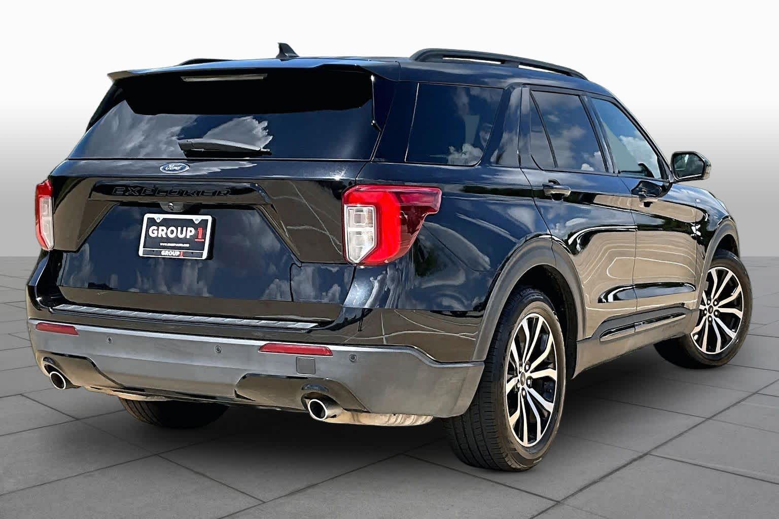 2022 Ford Explorer ST-Line Agate Black Metallic at Group 1 GMC Buick South