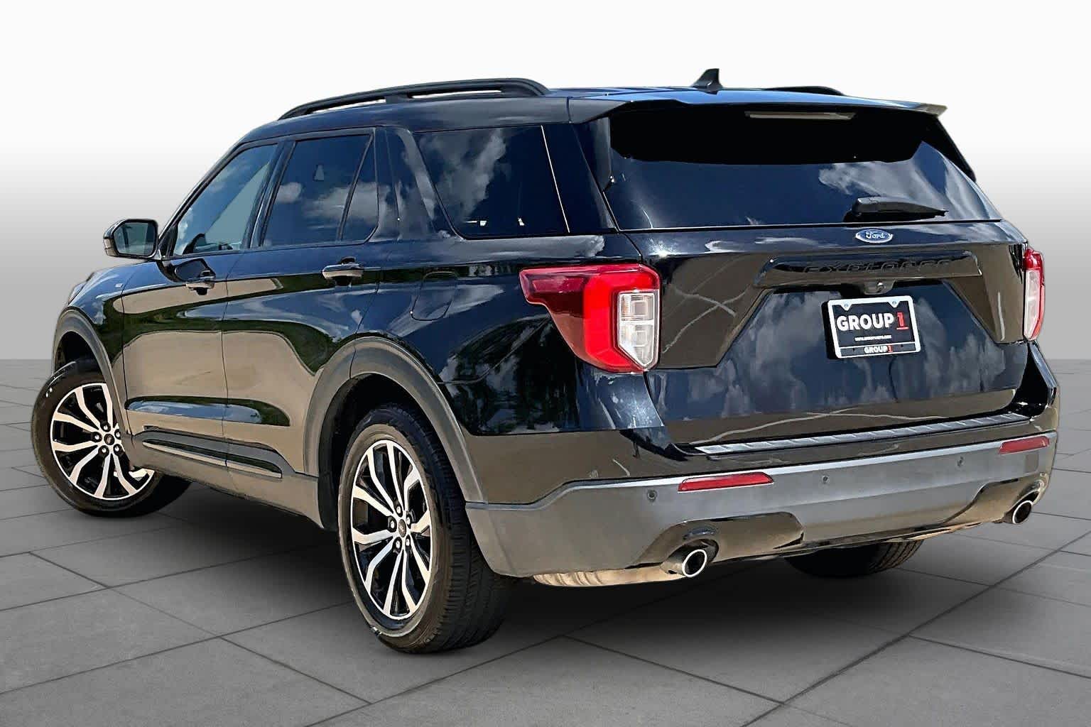 2022 Ford Explorer ST-Line Agate Black Metallic at Group 1 GMC Buick South