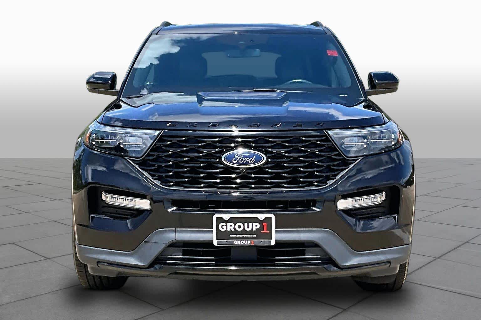 2022 Ford Explorer ST-Line Agate Black Metallic at Group 1 GMC Buick South