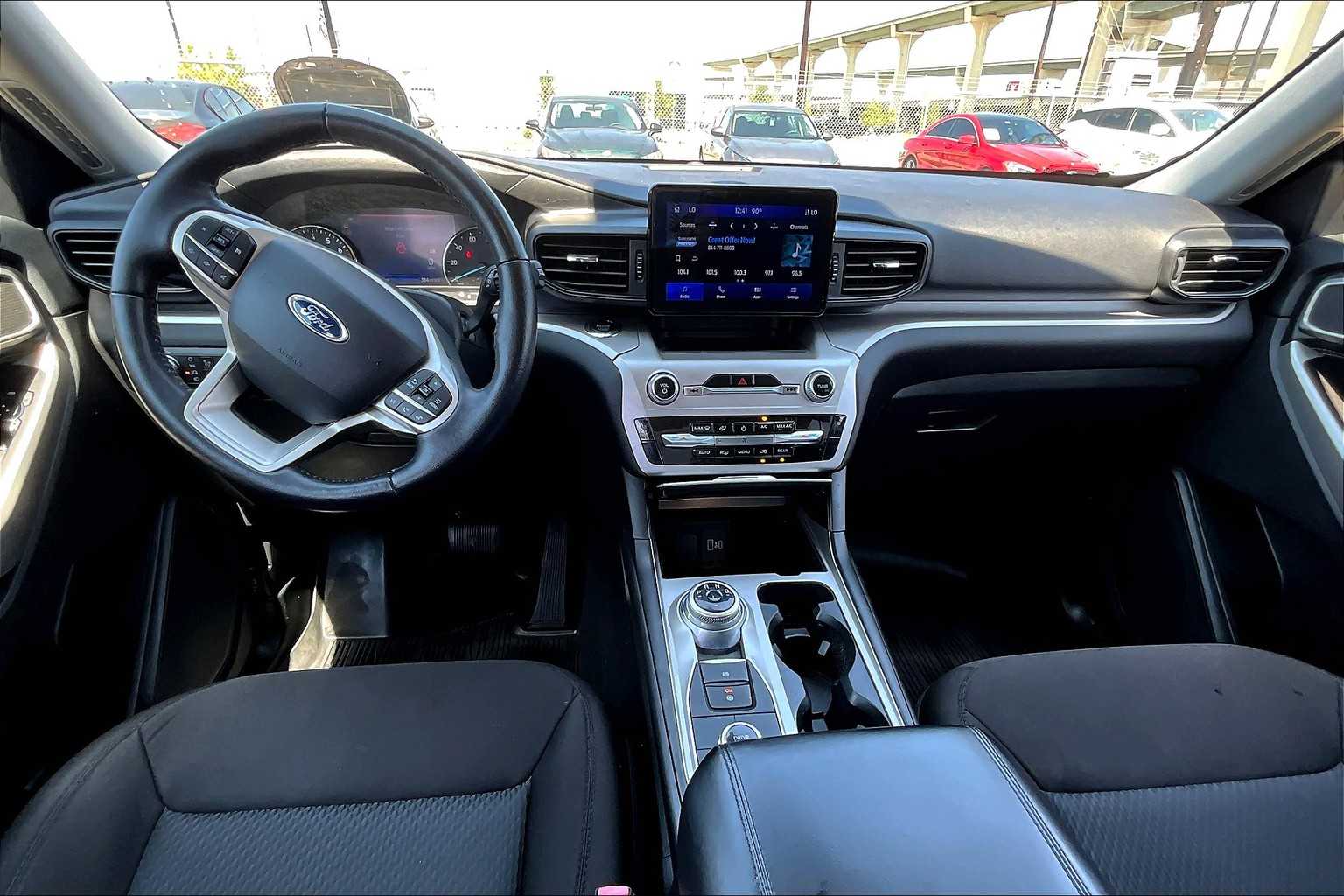 2022 Ford Explorer XLT Iconic Silver Metallic at Friendly Ford Crosby