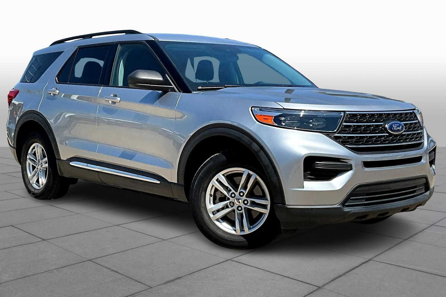 2022 Ford Explorer XLT Iconic Silver Metallic at Friendly Ford Crosby