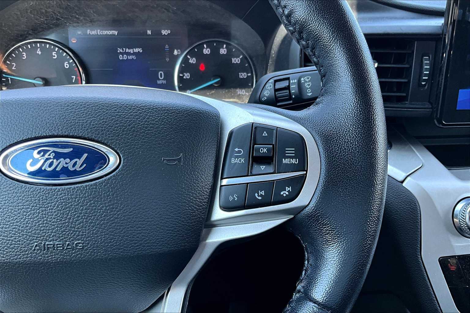 2022 Ford Explorer XLT Iconic Silver Metallic at Friendly Ford Crosby