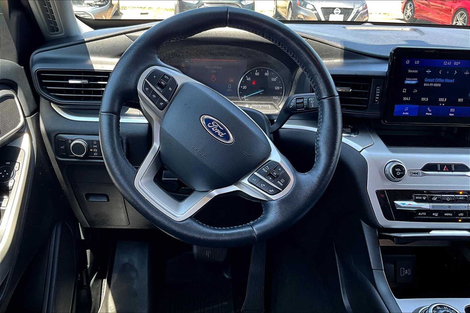 2022 Ford Explorer XLT Iconic Silver Metallic at Friendly Ford Crosby