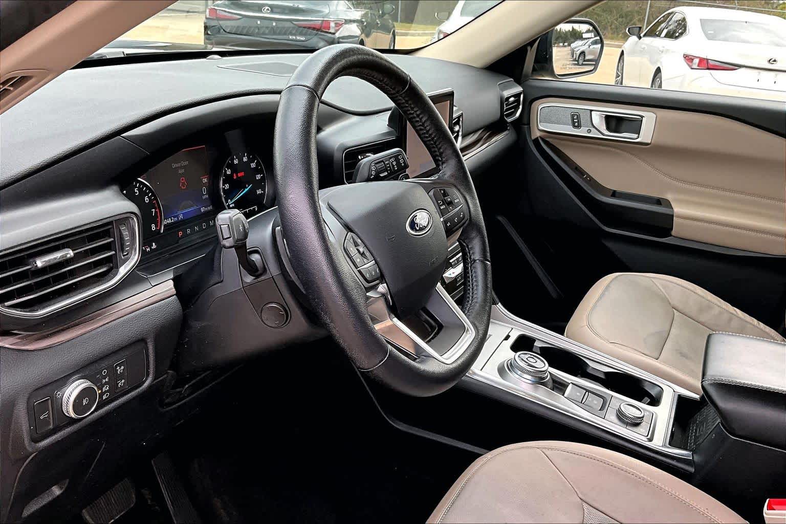2020 Ford Explorer Limited Agate Black Metallic at Tomball Ford