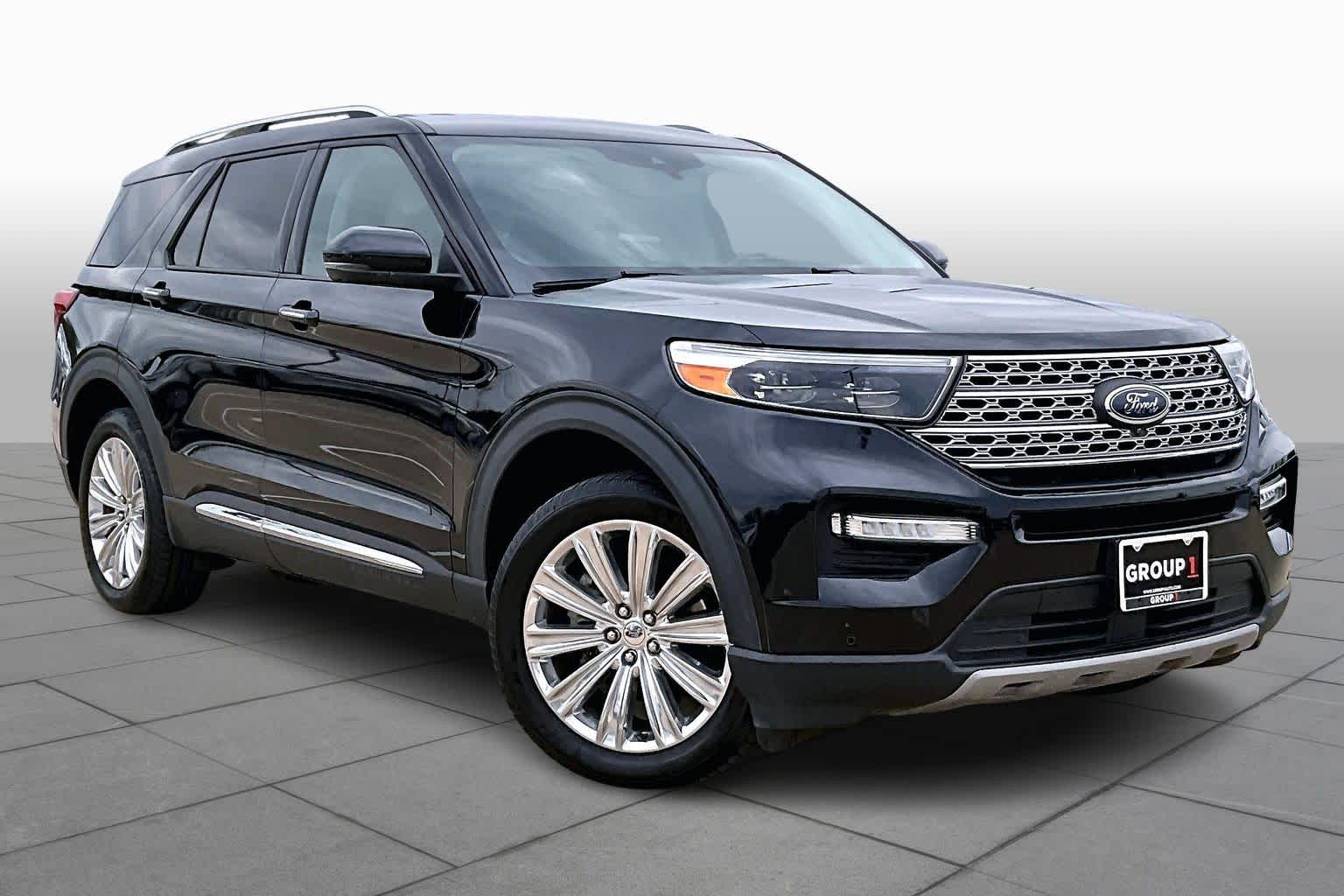 2020 Ford Explorer Limited Agate Black Metallic at Tomball Ford