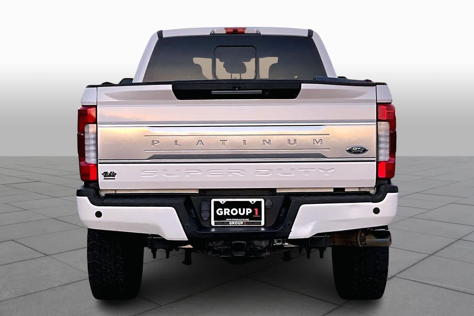 2018 Ford Super Duty F-250 SRW Platinum White Platinum Metallic Tri-Coat at HGreg Houston