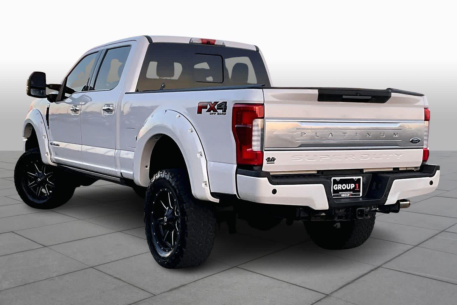2018 Ford Super Duty F-250 SRW Platinum White Platinum Metallic Tri-Coat at HGreg Houston