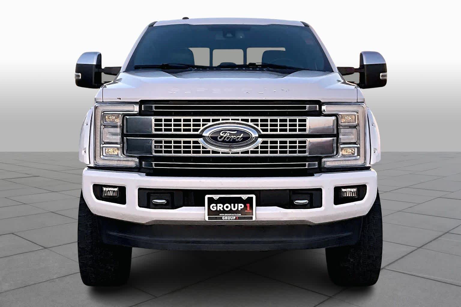2018 Ford Super Duty F-250 SRW Platinum White Platinum Metallic Tri-Coat at HGreg Houston