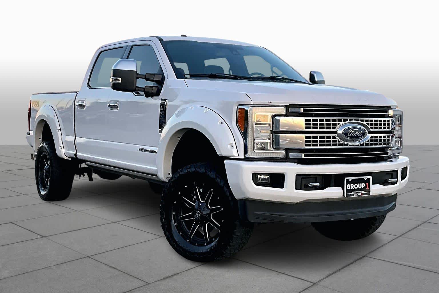2018 Ford Super Duty F-250 SRW Platinum White Platinum Metallic Tri-Coat at HGreg Houston