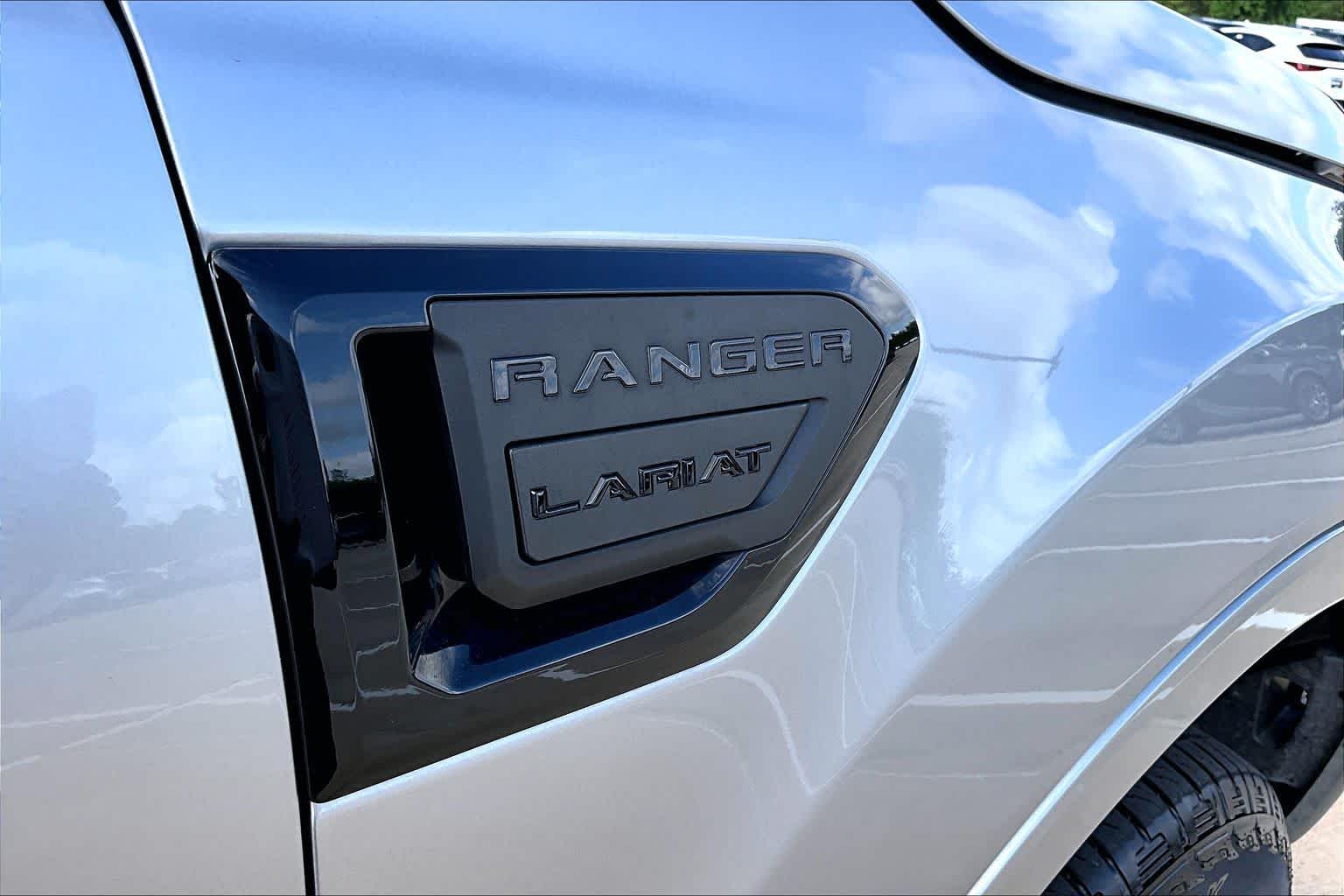 2022 Ford Ranger LARIAT Iconic Silver Metallic at Lexus Southwest Houston
