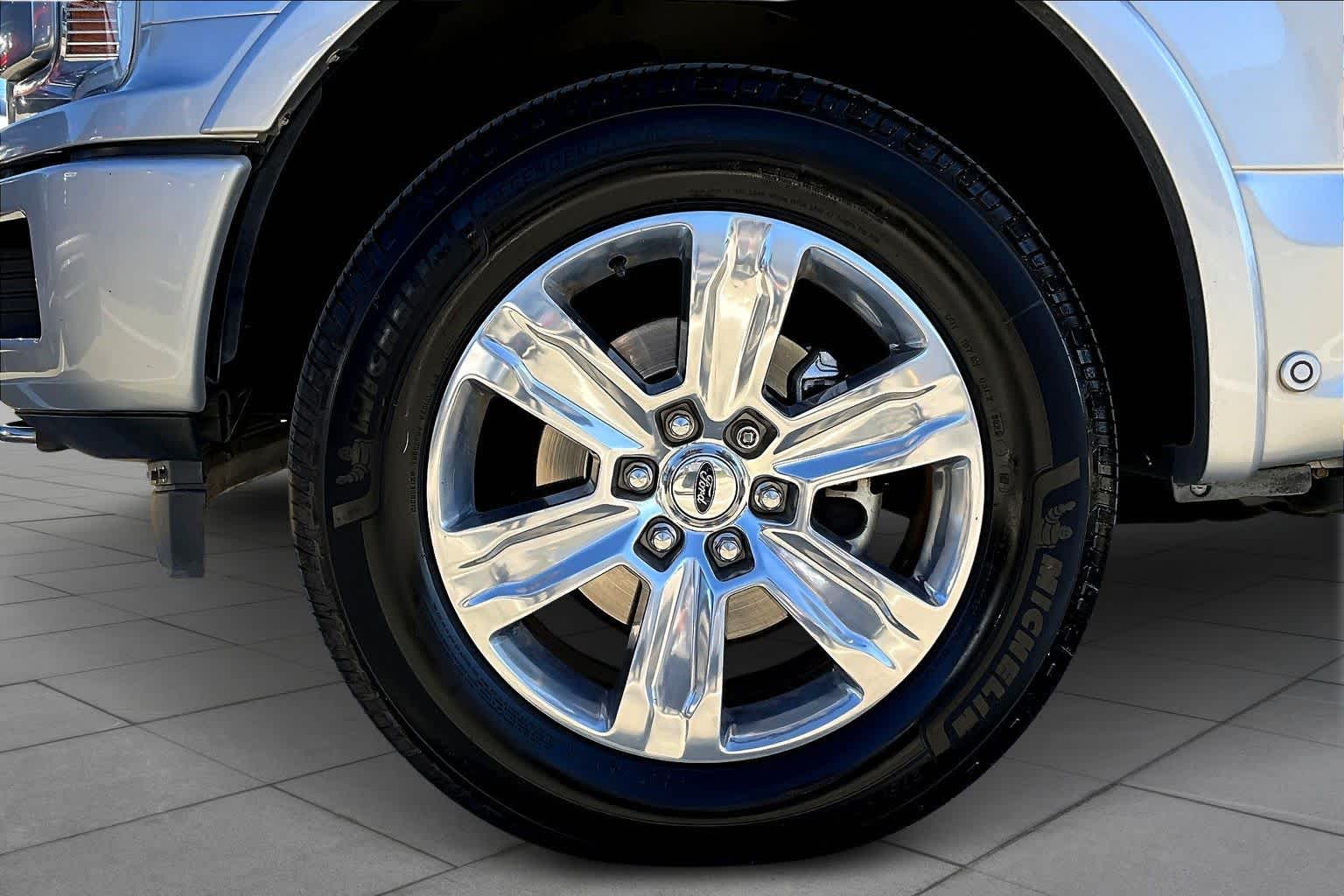 2018 Ford F-150 Platinum Ingot Silver Metallic at Mac Haik Ford